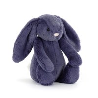 Jellycat Hase Bashful Saffyre Bunny dunkelblau | Kuscheltier.Boutique