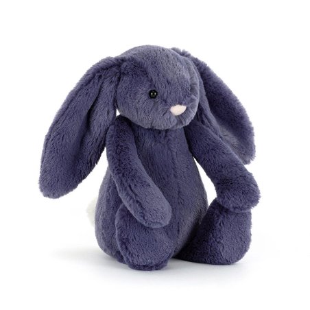 Jellycat Hase Bashful Saffyre Bunny dunkelblau | Kuscheltier.Boutique
