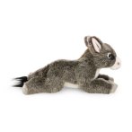 NICI Lifelike Esel grau liegend linke Seite | Kuscheltier.Boutique