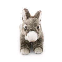 NICI Lifelike Esel grau liegend Vorderseite | Kuscheltier.Boutique