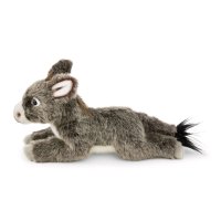 NICI Lifelike Esel grau liegend rechte Seite | Kuscheltier.Boutique