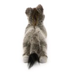 NICI Lifelike Esel grau liegend Rückseite | Kuscheltier.Boutique