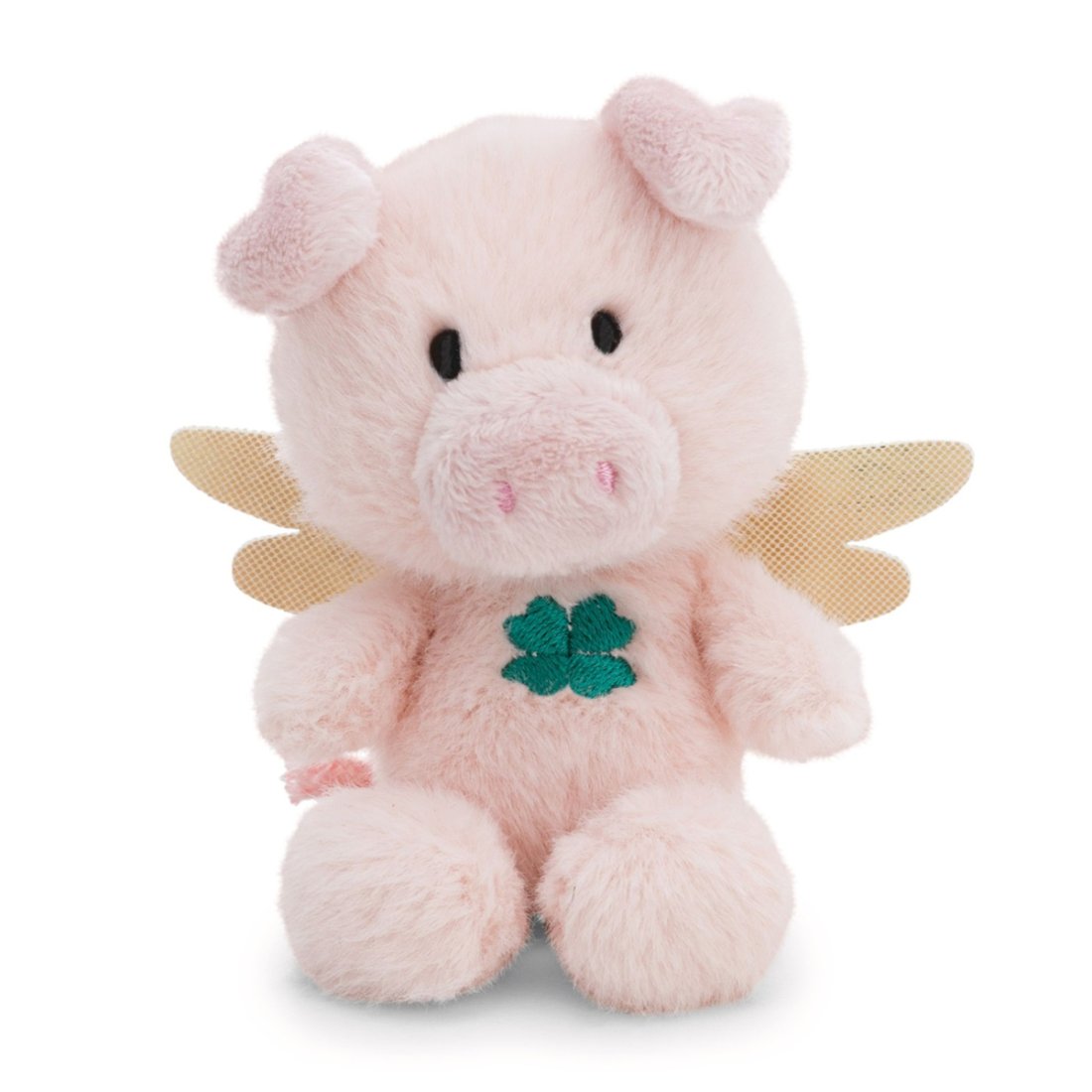 NICI Schutzengel Schwein 12cm groß, Vorderseite 