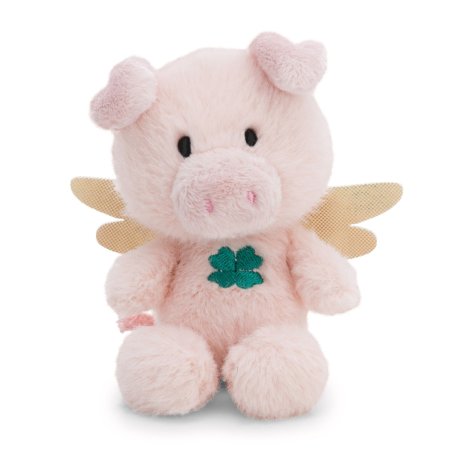 NICI Schutzengel Schwein 12cm groß, Vorderseite 