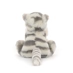 Jellycat Schneetiger Bashful Snow Tiger Rückseite Schmusetuch | Kuscheltier.Boutique
