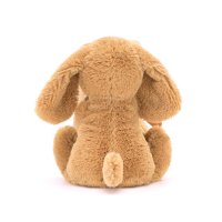 Jellycat Hund Bashful Toffee Puppy Rückseite Schmusetuch | Kuscheltier.Boutique