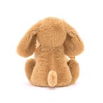 Jellycat Hund Bashful Toffee Puppy Rückseite Schmusetuch | Kuscheltier.Boutique
