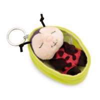 NICI Schlüsselanhänger Sleeping Pets Marienkäfer im Nest | Kuscheltier.Boutique