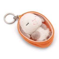 NICI Schlüsselanhänger Sleeping Pets Schafim Nest | Kuscheltier.Boutique