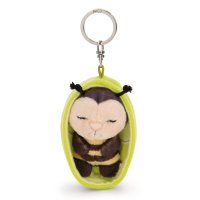 NICI Schlüsselanhänger Sleeping Pets Biene Vorderseite | Kuscheltier.Boutique