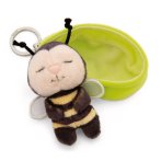 NICI Schlüsselanhänger Sleeping Pets Biene | Kuscheltier.Boutique