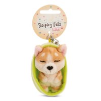 NICI Sleeping Pets Anhänger Welsh Corgi mit Etikett | Kuscheltier.Boutique