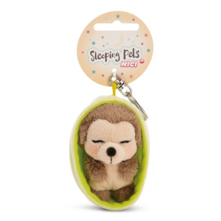 NICI Sleeping Pets Anhänger Igel mit Etikett | Kuscheltier.Boutique