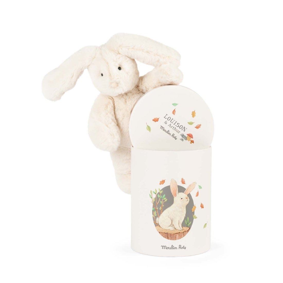 Moulin Roty Kaninchen Louison mit Dose und Deckel 