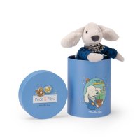 Moulin Roty Hund Pilou mit Dose und Deckel 