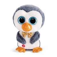 Nici GLUBSCHIS Pinguin Sniffy mit golden glitzernder Schleife