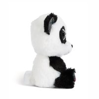 schwarz- weißer Nici GLUBSCHIS Panda Peppino 15cm von der Seite