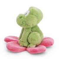 NICI Forest Friends Frosch Fridolin Frog auf Seerose von der Seite