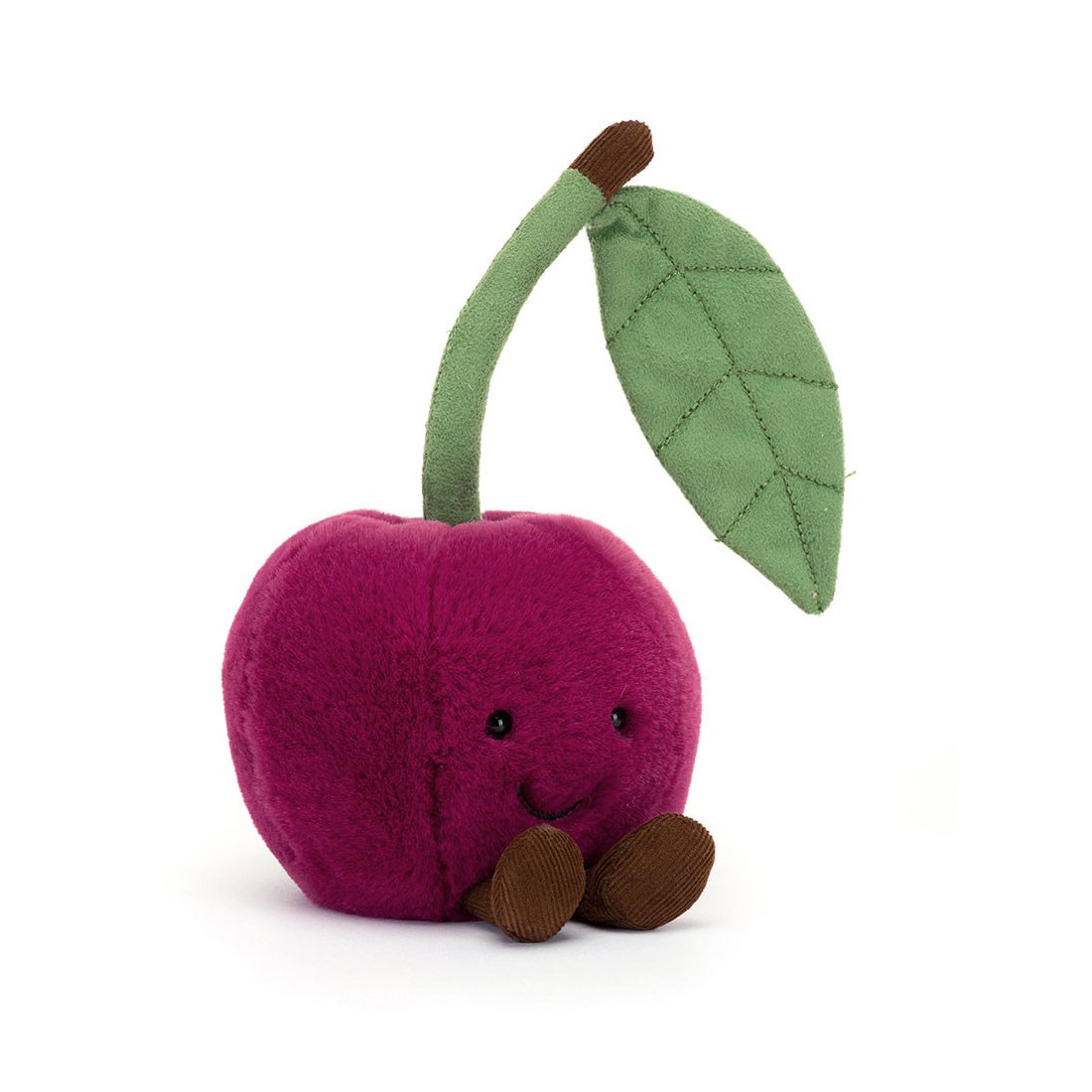 Jellycat Amuseables Cherry, Vorderseite Kirsche 