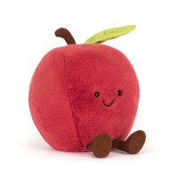 Jellycat Apfel Amuseables Apple, sitzend