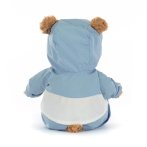 Jellycat Bartholomew Bear Snow Suit, Rückseite Teddybär