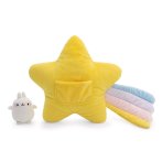 figürliches NICI Kissen Sternschnuppe  mit Molang von vorne