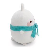NICI Molang mit Schal, Kuscheltier von der Seite