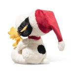 Steiff Cosy Christmas Hund Snoopy mit Weihnachtsmütze und Woodstock, Rückseite