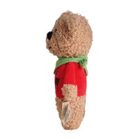 Sterntaler Mini Kuscheltier Weihnachtsbär, Babygreifling von der Seite