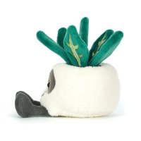 Jellycat Amuseables Skull Planter, Kuscheltier von der Seite