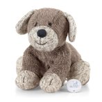 Sterntaler Spieluhr Hund Hannoaus braunem Plüsch mit beigen Ohren und Pfoten