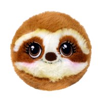 Ty Beanie Bouncer Wasserschwein Barry Capybara ist mit braunem Plüsch überzogen und hat ein gesticktes Gesicht