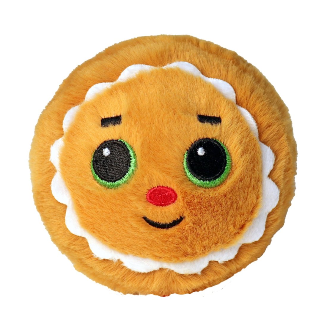 Ty Beanie Bouncer Lebkuchen Gingerbread Cookie ist mit braunem Plüsch überzogen und hat ein gesticktes Gesicht