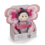 NICI Love Schmetterling mit rosa Flügeln in einer stylischen, hellgrauen Geschenkbox