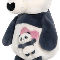 NICI Love Panda Bär Detail mit Baby vor der Herztasche