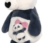 NICI Love Panda Bär Detail mit Baby vor der Herztasche