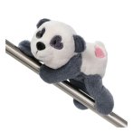 NICI Magnettier Love Panda Bär mit Herz aus schwarz-weißem Plüsch auf einer Metallstange