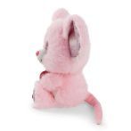 Nici GLUBSCHIS Maus Pinky Luv Kuscheltier mit Herz von der Seite