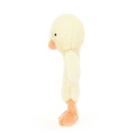 Baby Jellycat Ente Bashful Duckling Ringrassel von der Seite