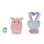 NICI mymochi Schwein Onk, Muschel und Meerjungfraukostüm nebeneinander