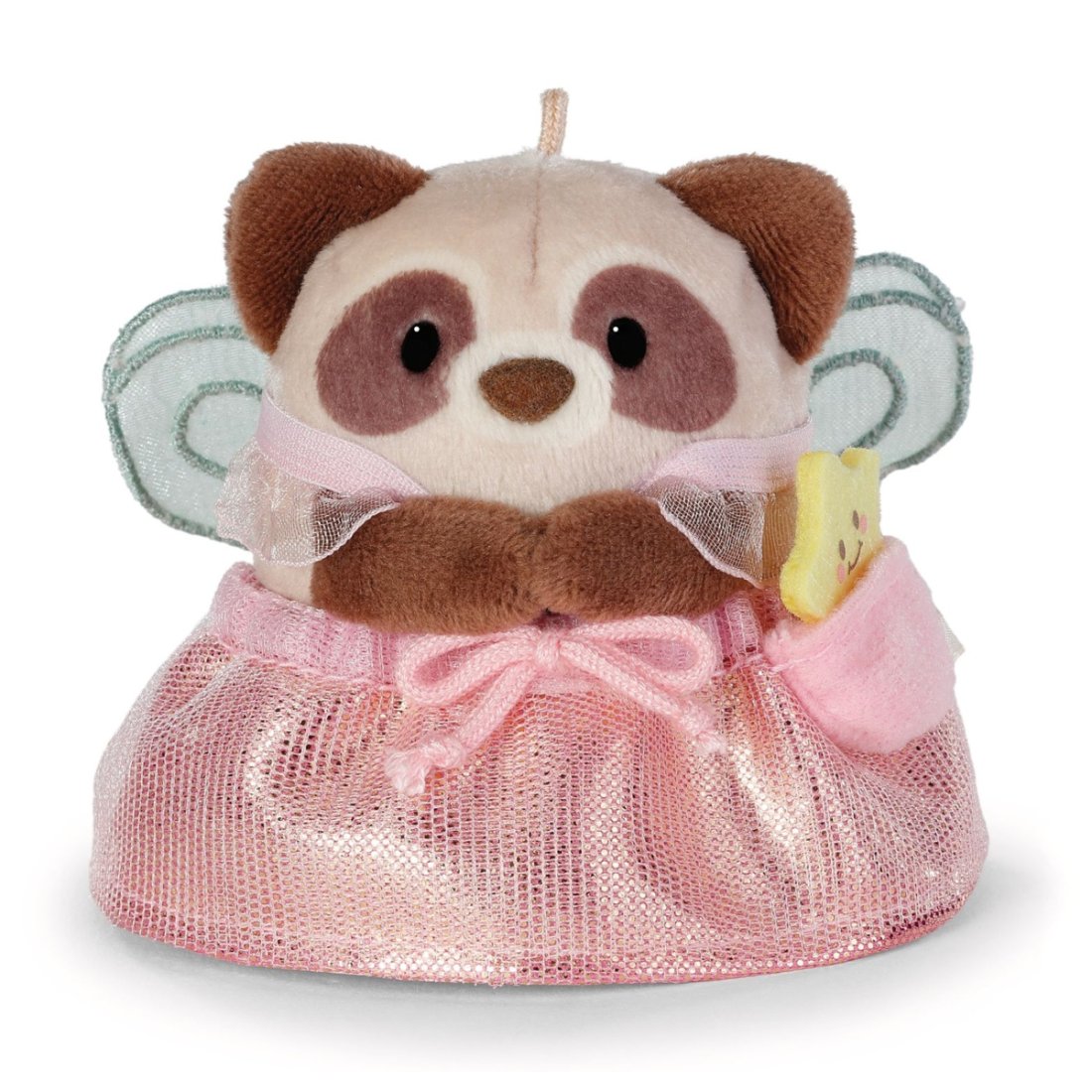 NICI mymochi Waschbär Rakuma mit Zauberstab + Feenkostüm