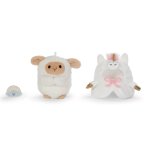 NICI mymochi Schaf Wools,  Regenbogen und Einhornkostüm nebeneinander