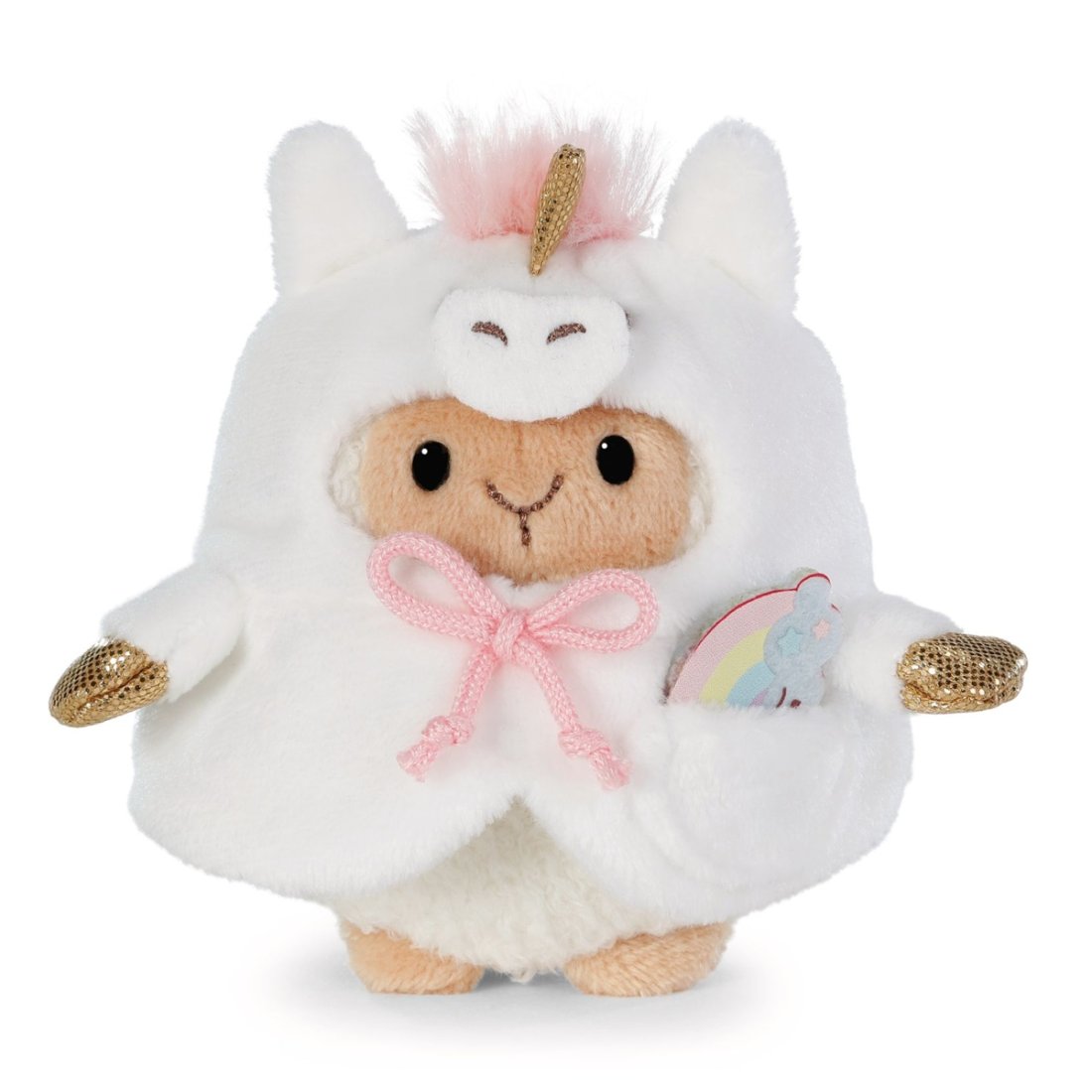 NICI mymochi Schaf Wools mit Regenbogen + Einhornkostüm