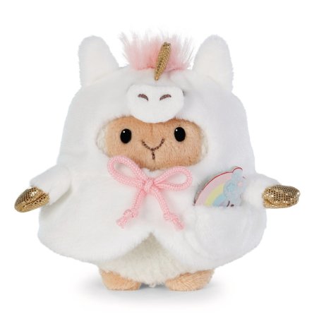 NICI mymochi Schaf Wools mit Regenbogen + Einhornkostüm