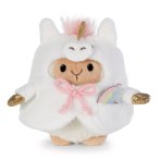 NICI mymochi Schaf Wools mit Regenbogen + Einhornkostüm
