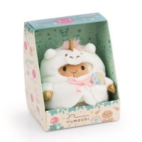 NICI mymochi Schaf Wools mit Regenbogen + Einhornkostüm in einer bunten Geschenkbox