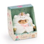 NICI mymochi Schaf Wools mit Regenbogen + Einhornkostüm in einer bunten Geschenkbox