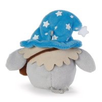 Rückseite NICI mymochi Esel Earl mit Zaubertrank + Zaubererkostüm