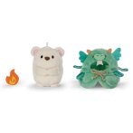 NICI mymochi Eisbär Snono, Flamme und Drachenkostüm nebeneinander