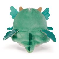 Rückseite NICI mymochi Eisbär Snono mit Flamme + Drachenkostüm